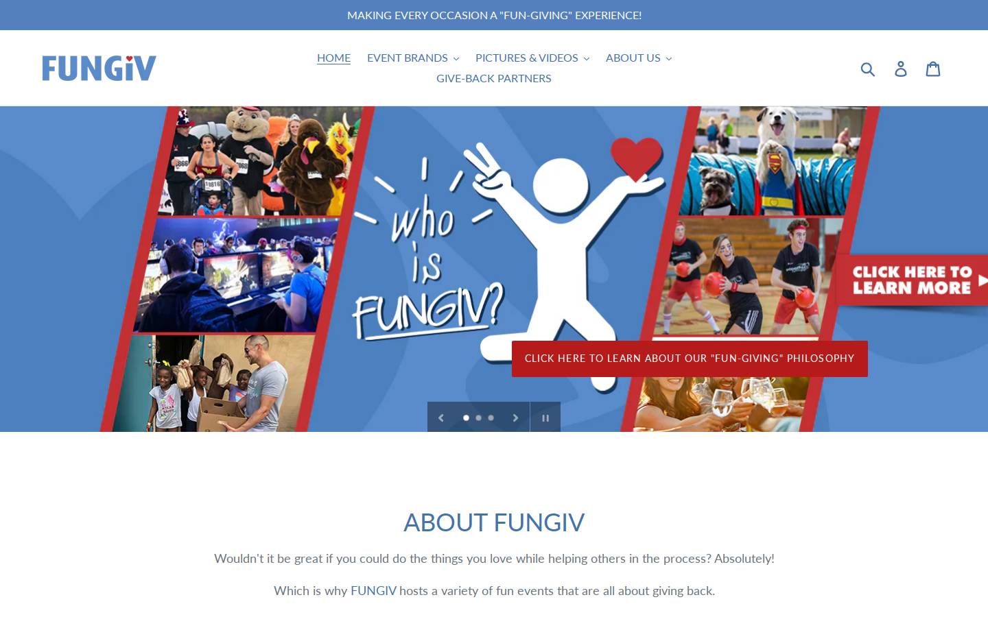 fungiv.org homepage screenshot