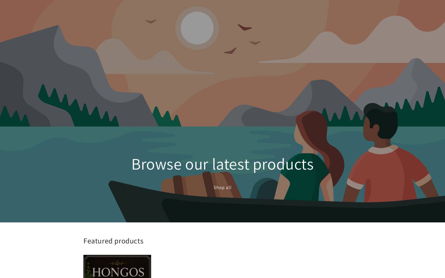 fungiya.store homepage screenshot