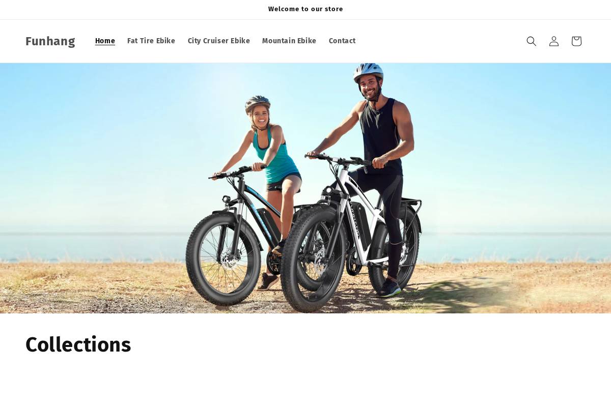 funhang-ebike.com homepage screenshot