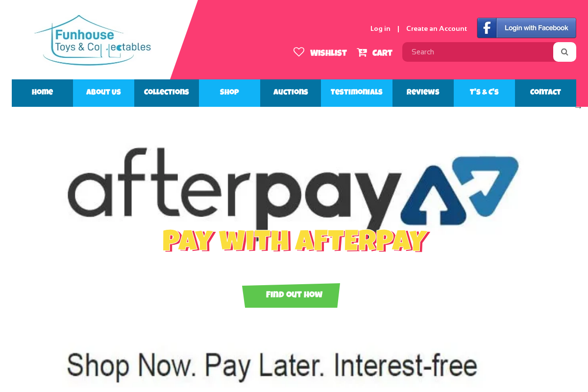 funhousetoys.com.au homepage screenshot