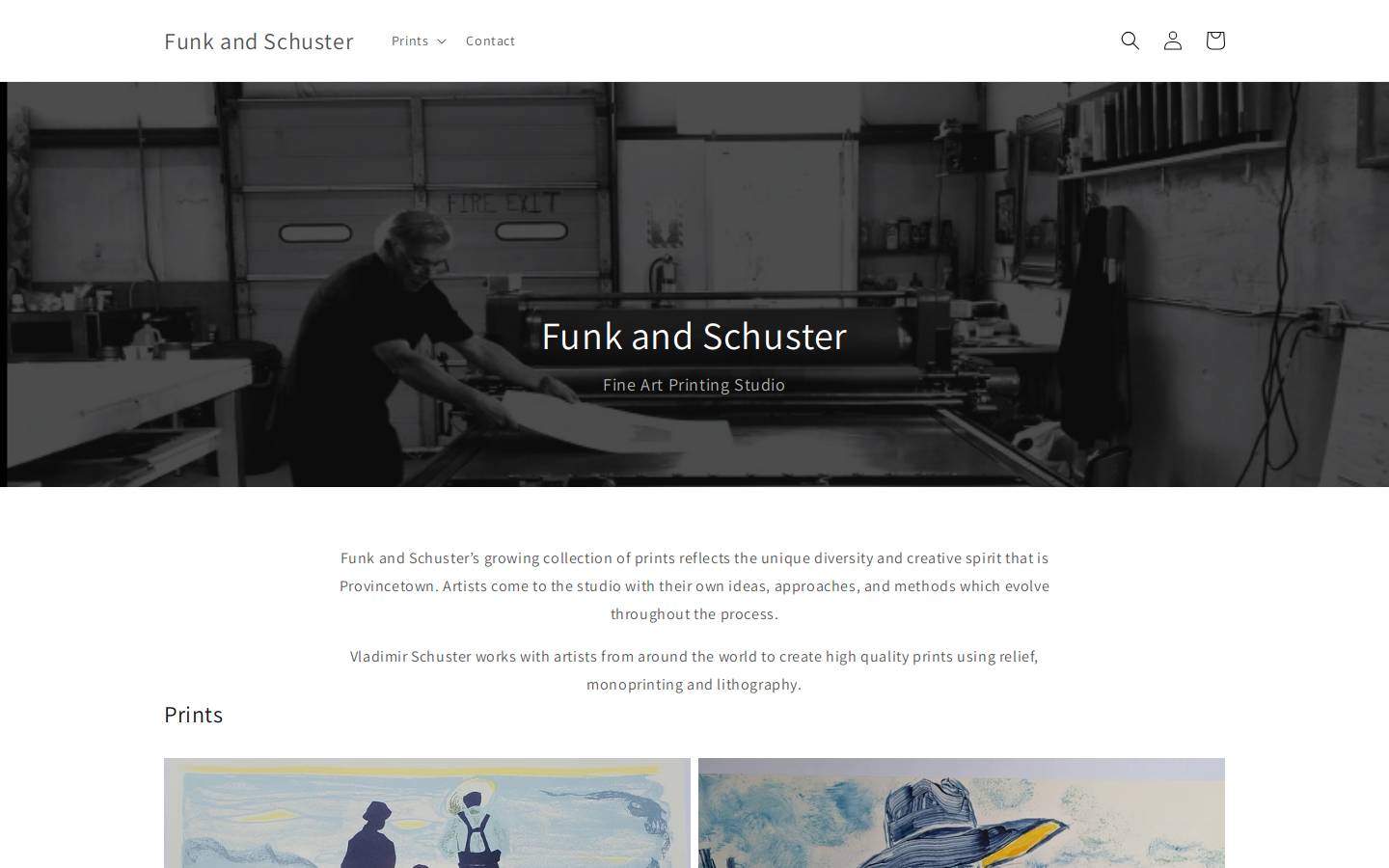 funkandschuster.art homepage screenshot