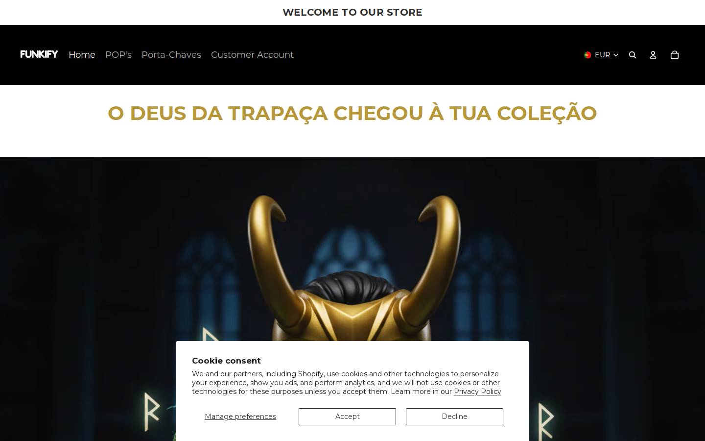 funkify-shop.com homepage screenshot
