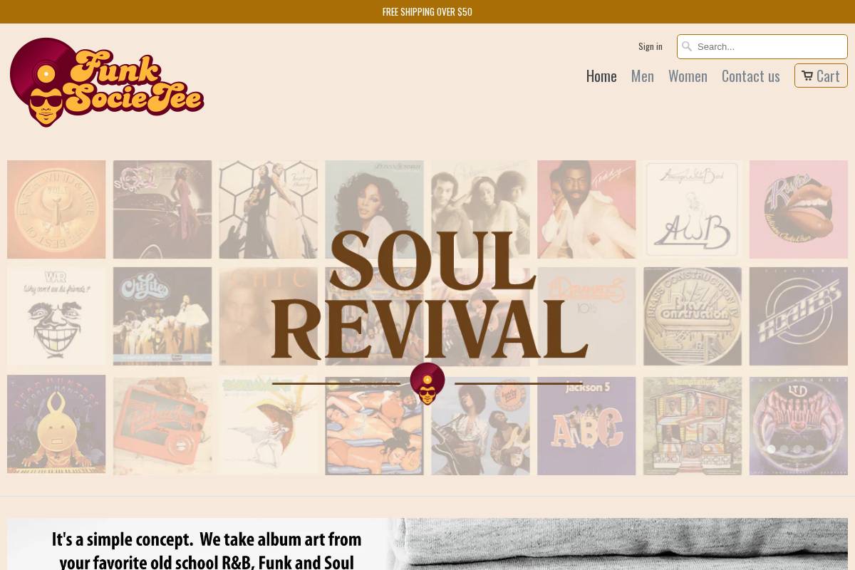 funksocietee.com homepage screenshot