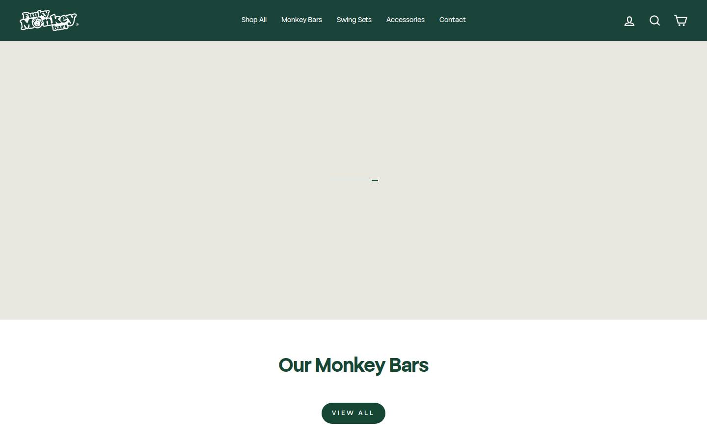 funkymonkeybars.com homepage screenshot