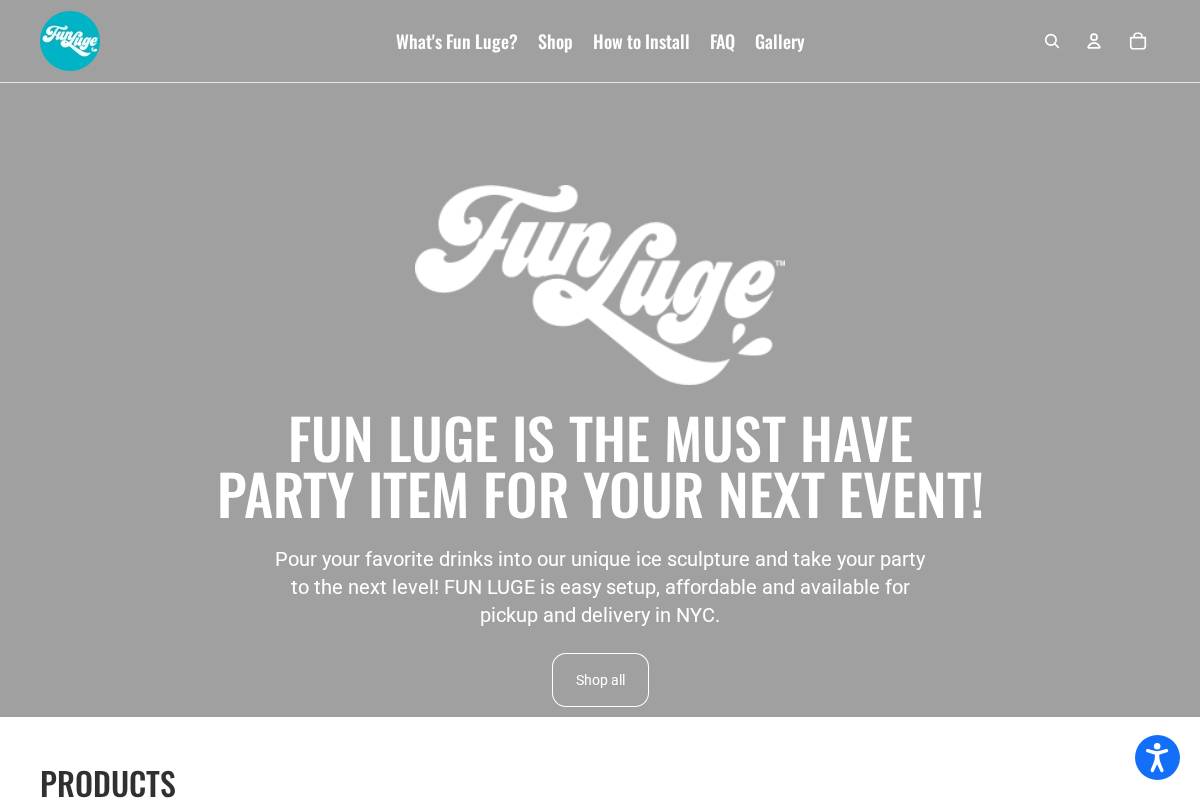 funluge.com homepage screenshot