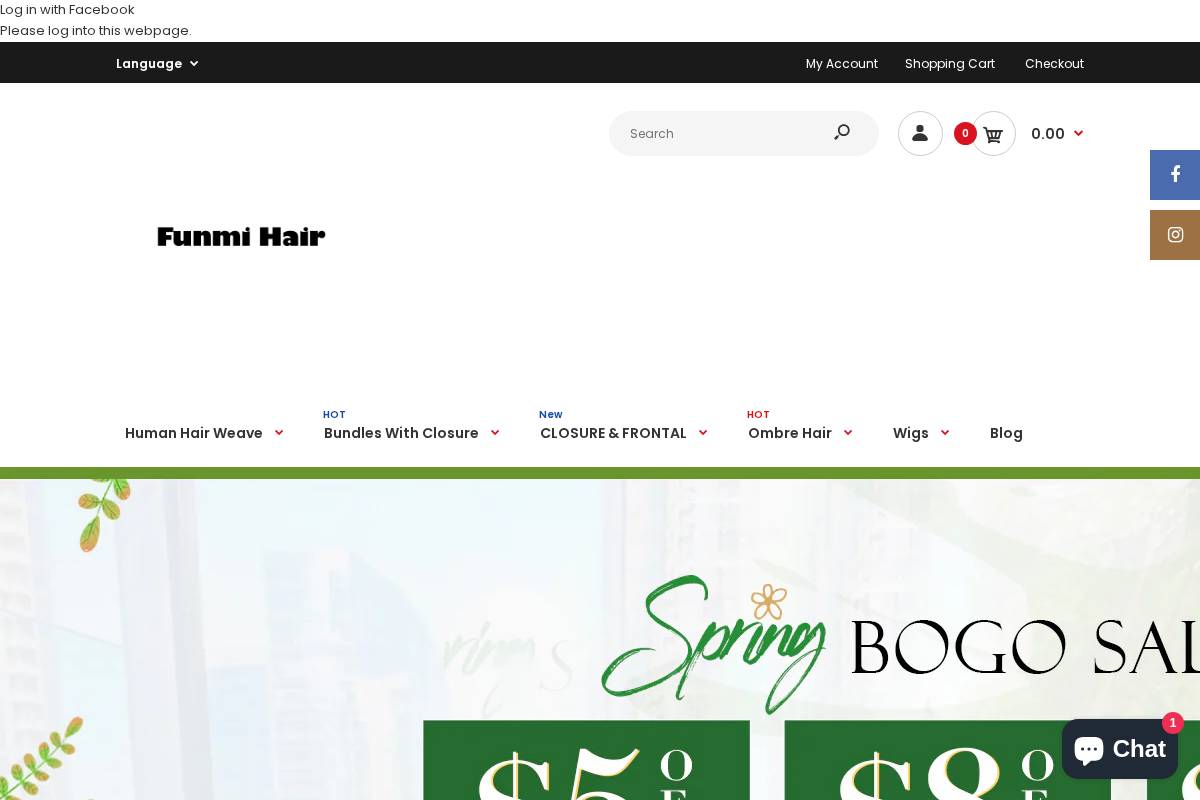 funmihairofficial.com homepage screenshot