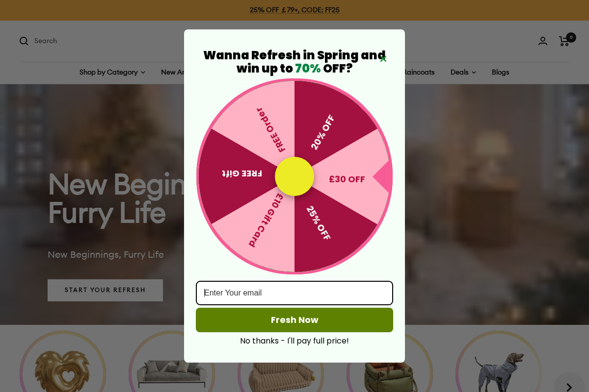 FunnyFuzzy UK homepage screenshot