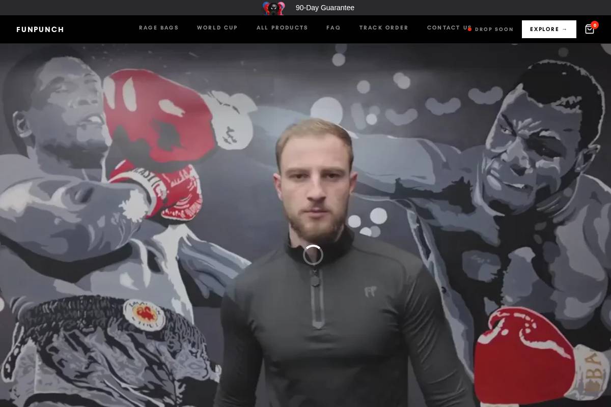 Funpunch homepage screenshot