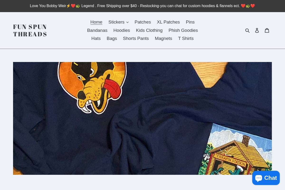 funspunthreads.com homepage screenshot