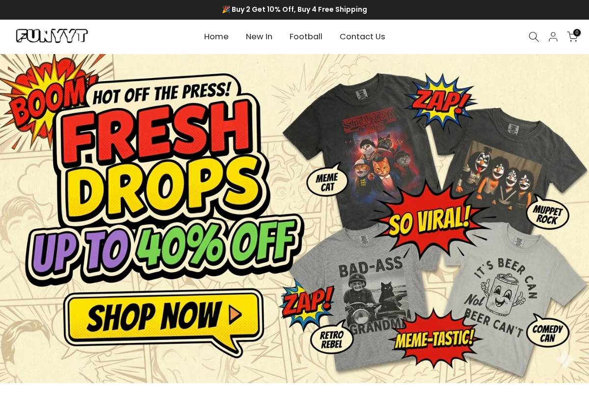Funyyt homepage screenshot