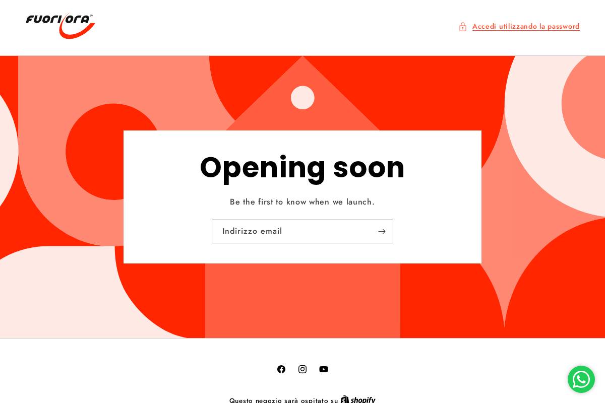 fuoriora.com homepage screenshot
