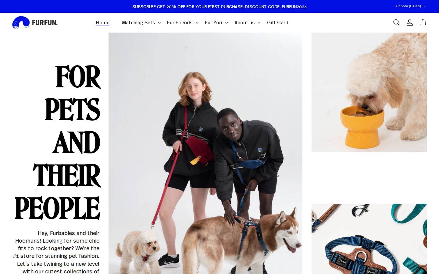 fur-fun.ca homepage screenshot