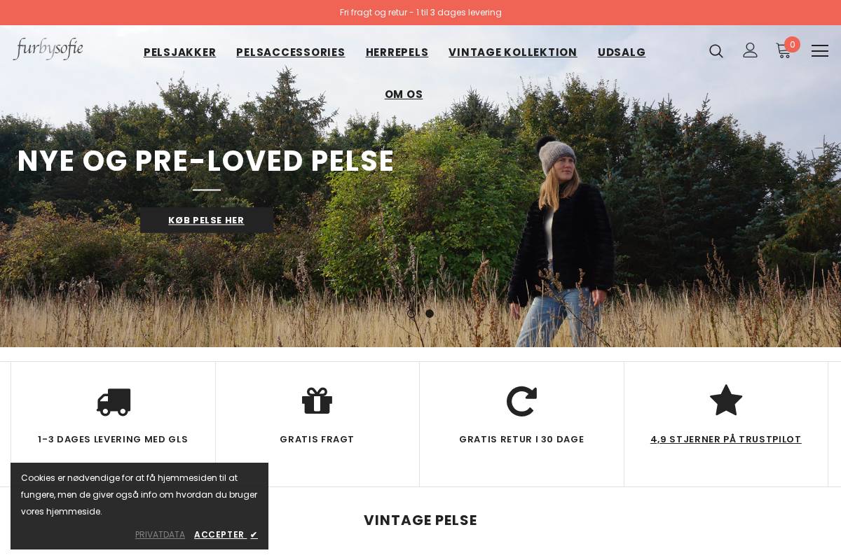 Furbysofie homepage screenshot
