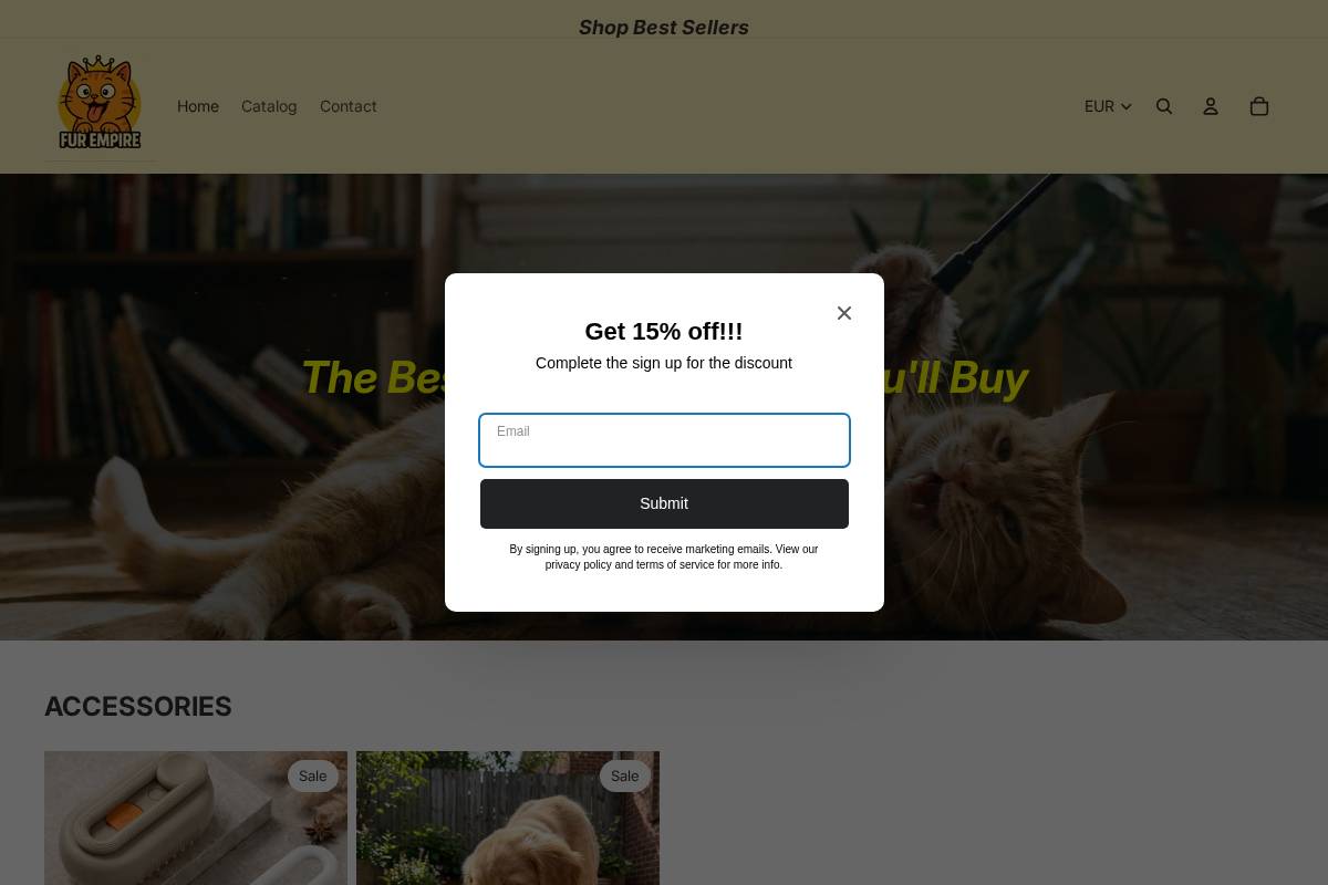 furempire.shop homepage screenshot