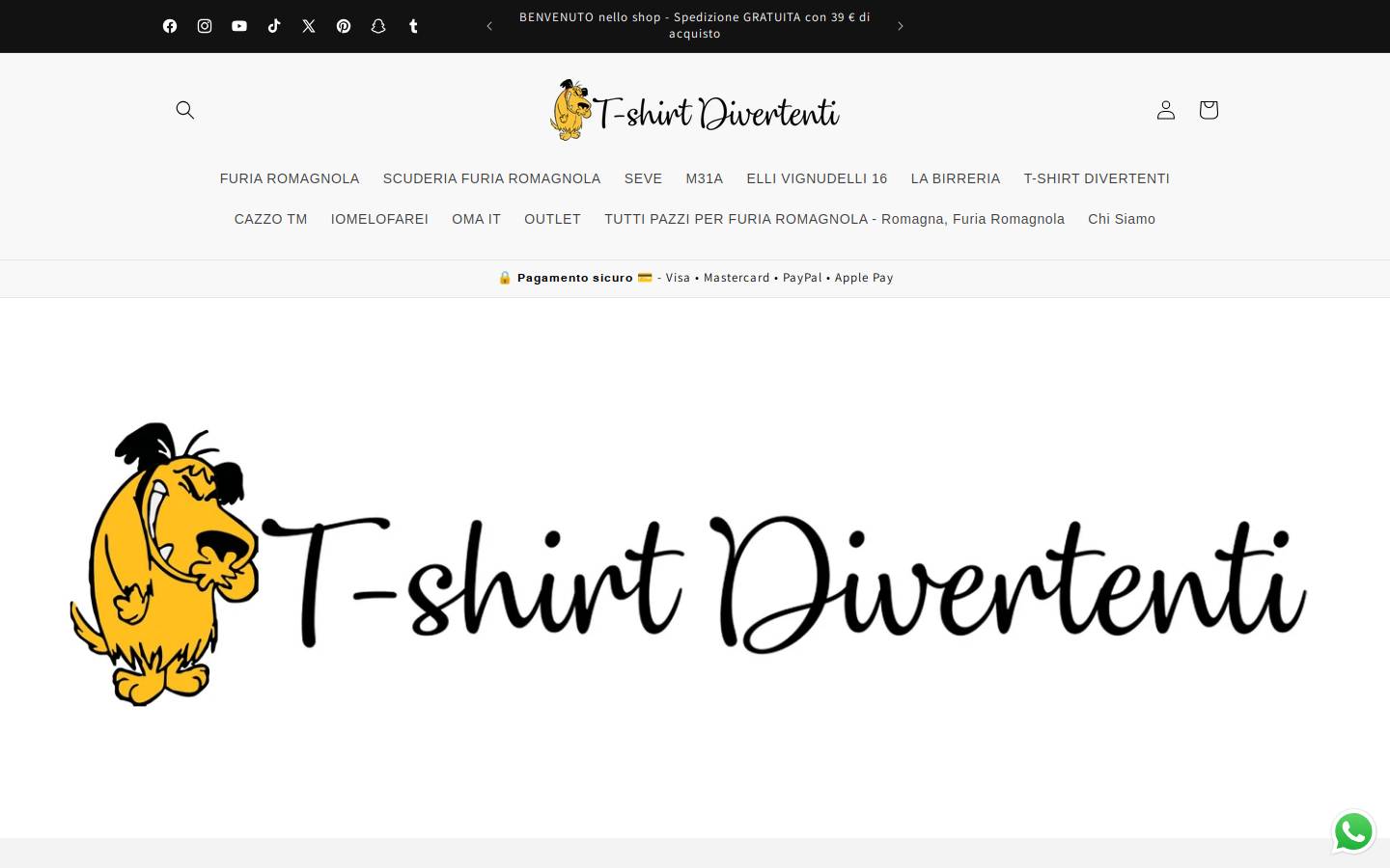 Furiaromagnola homepage screenshot