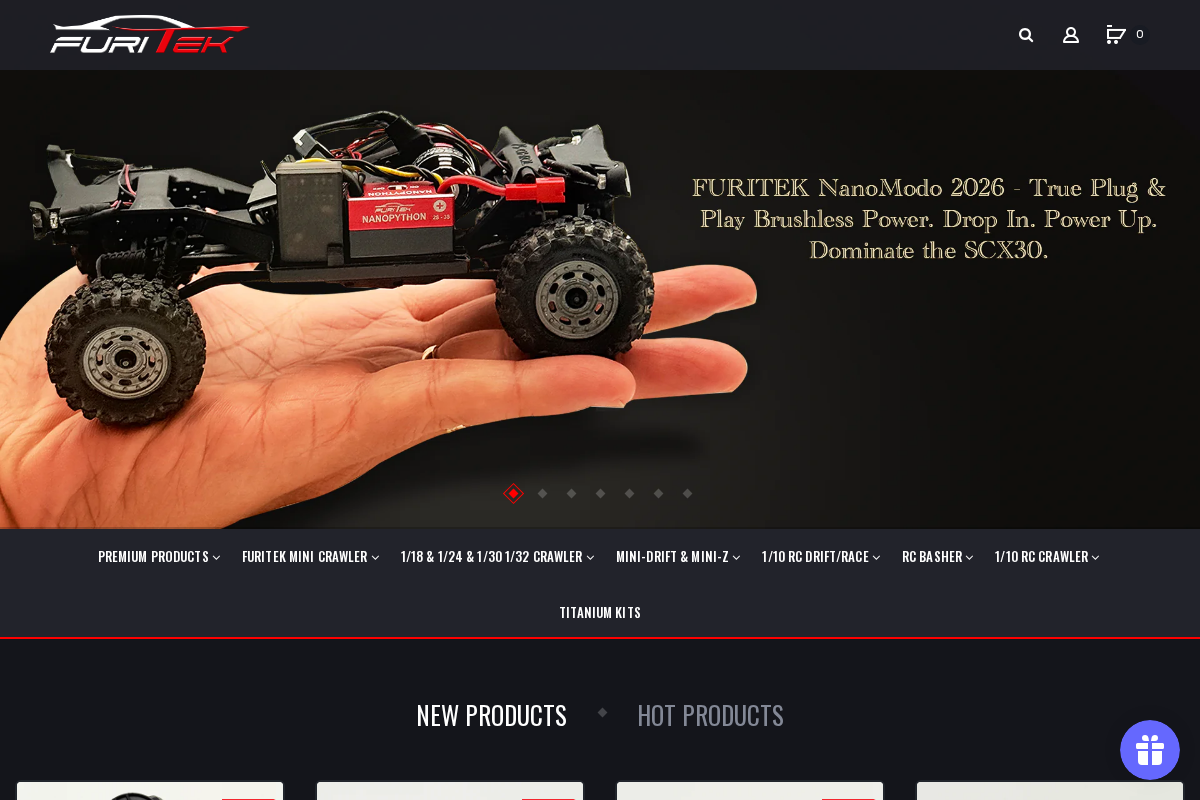 Furitek homepage screenshot