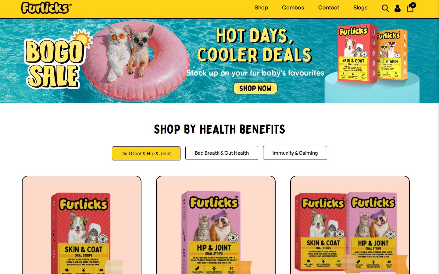 furlicks.com homepage screenshot