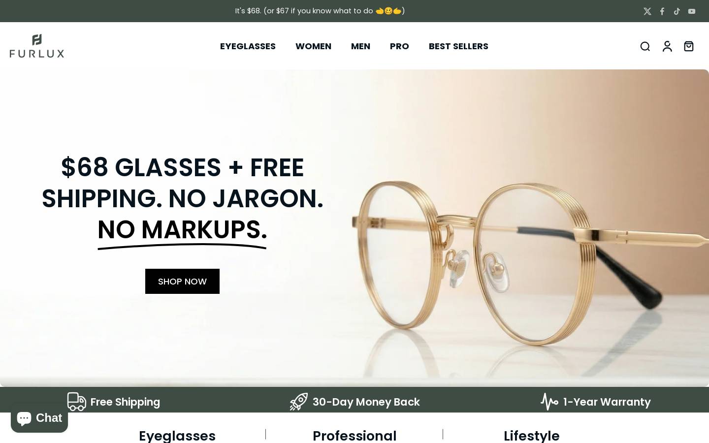 furluxus.com homepage screenshot