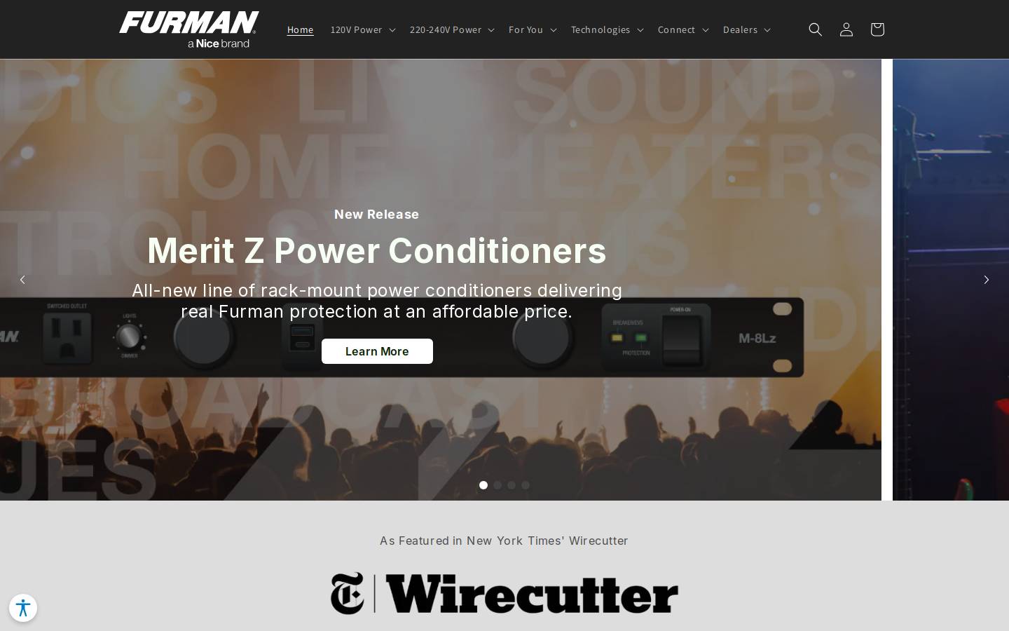 furmanpower.com homepage screenshot