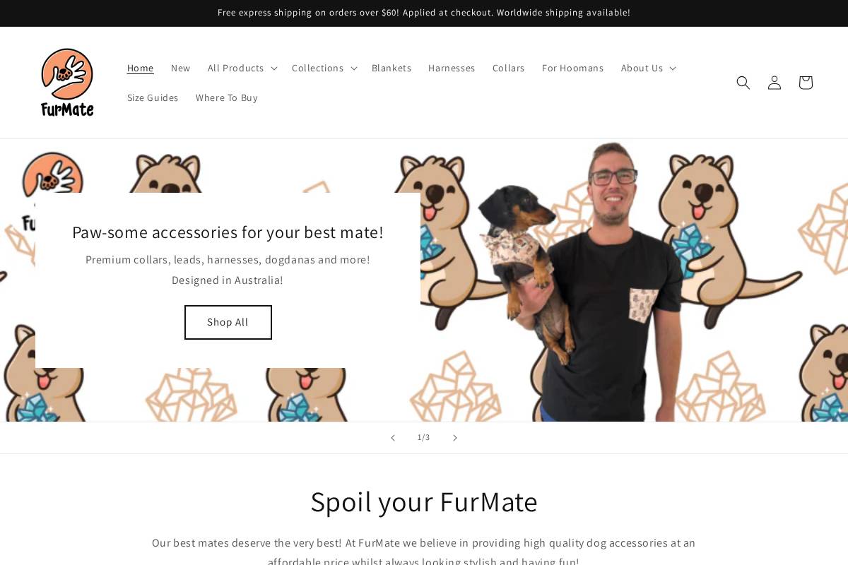 furmate.com.au homepage screenshot