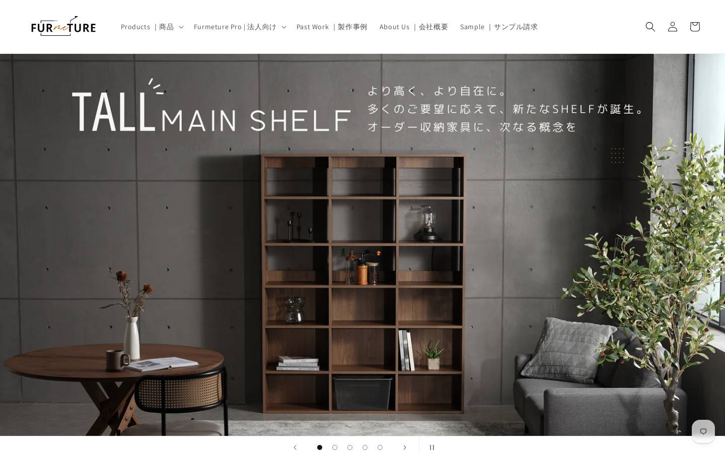 furmeture.com homepage screenshot