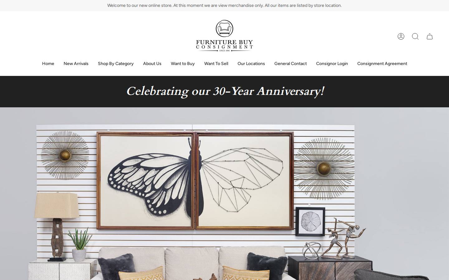 furniturebuyconsignment.com homepage screenshot