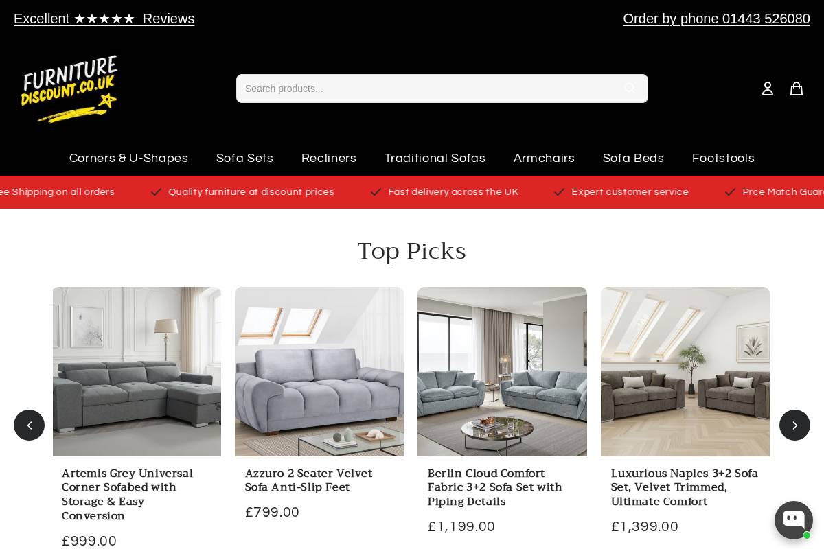 furniturediscount.co.uk homepage screenshot