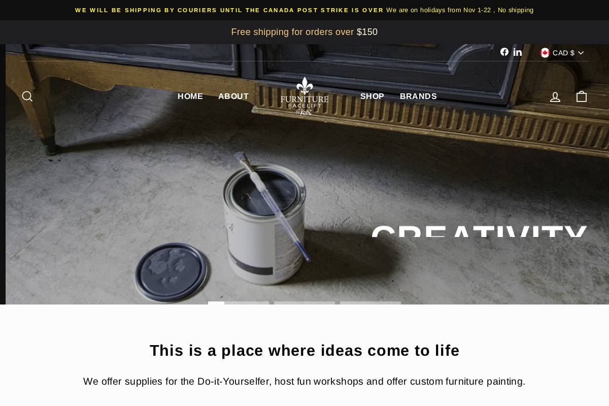 Furniture Facelift by Kobi homepage screenshot
