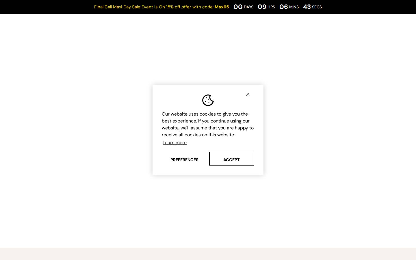 Furniture Maxi homepage screenshot