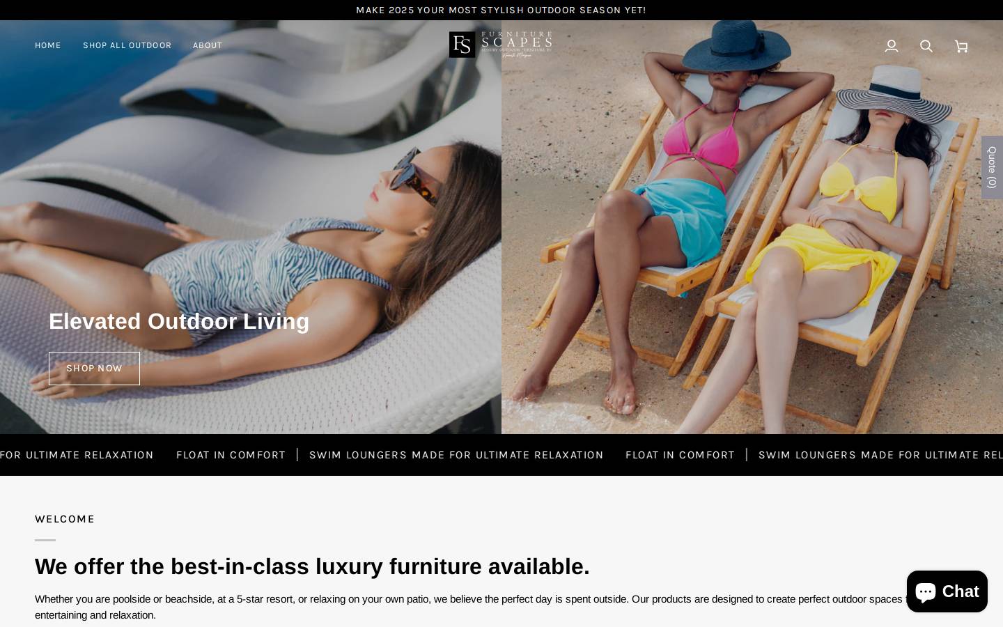 furniturescapes.ca homepage screenshot