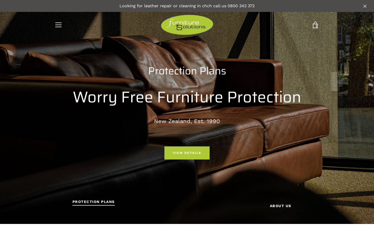 furnituresolutions.co.nz homepage screenshot