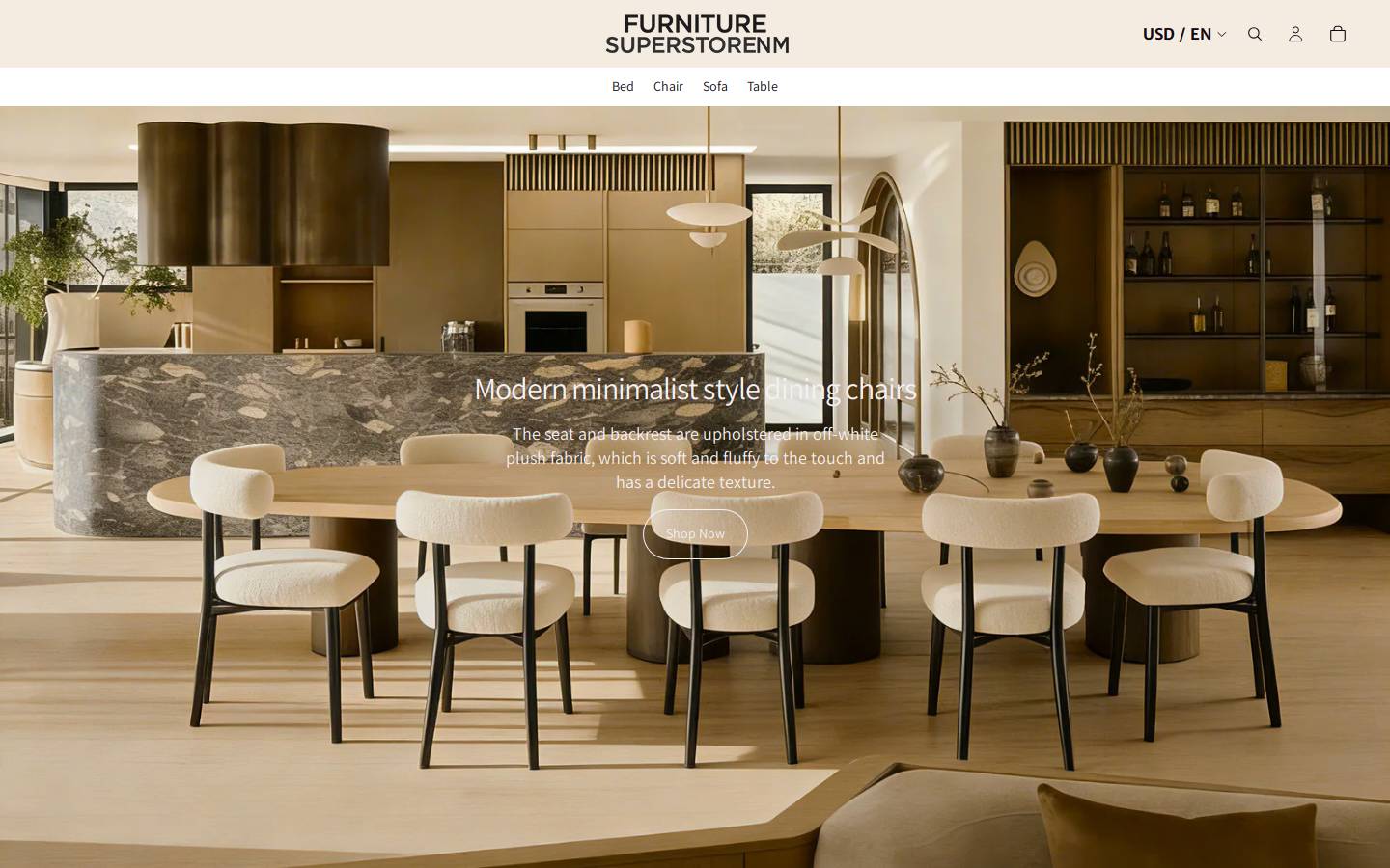 Furnituresuperstorenm homepage screenshot