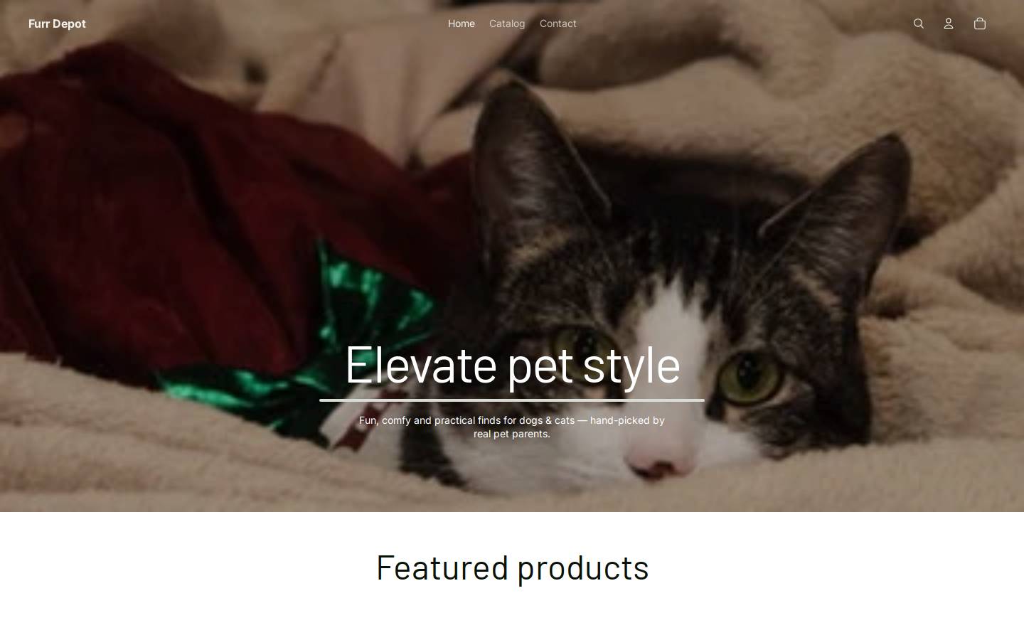 furrdepot.com homepage screenshot