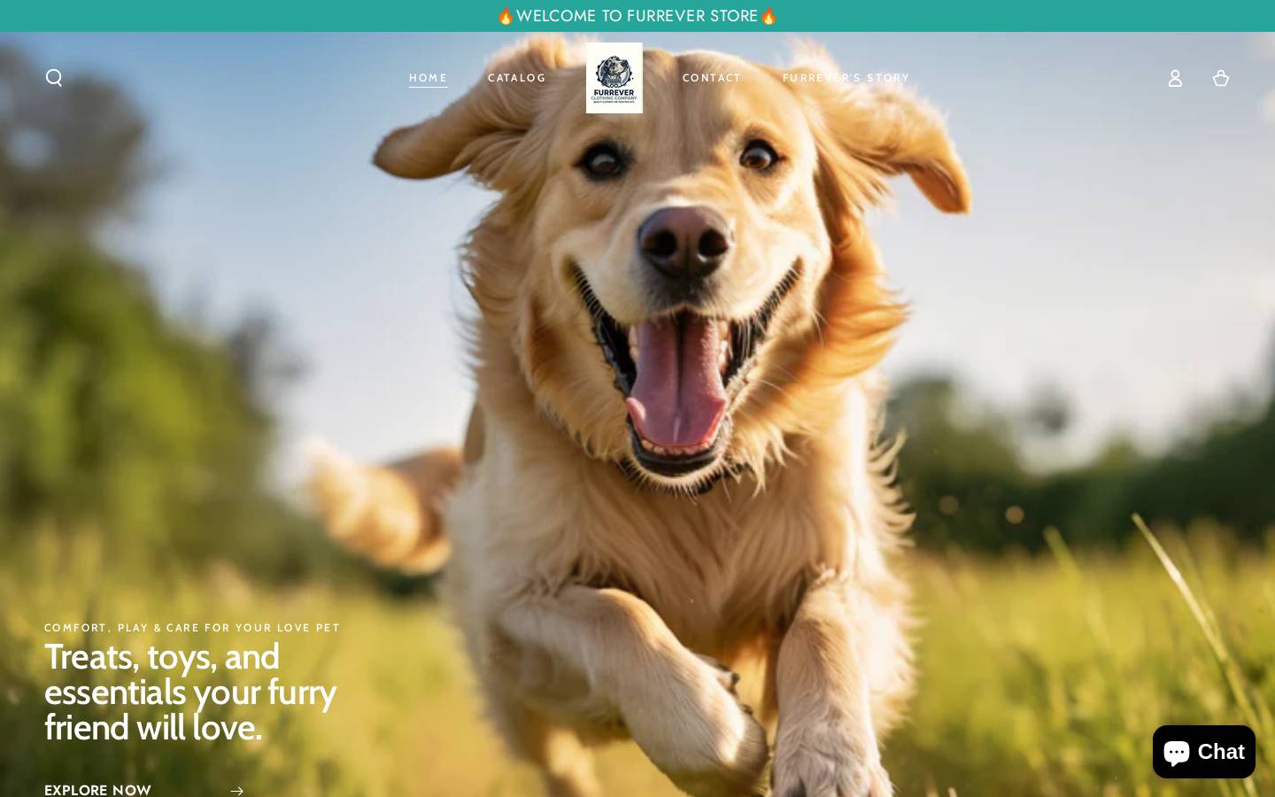 furreverclothingco.com homepage screenshot