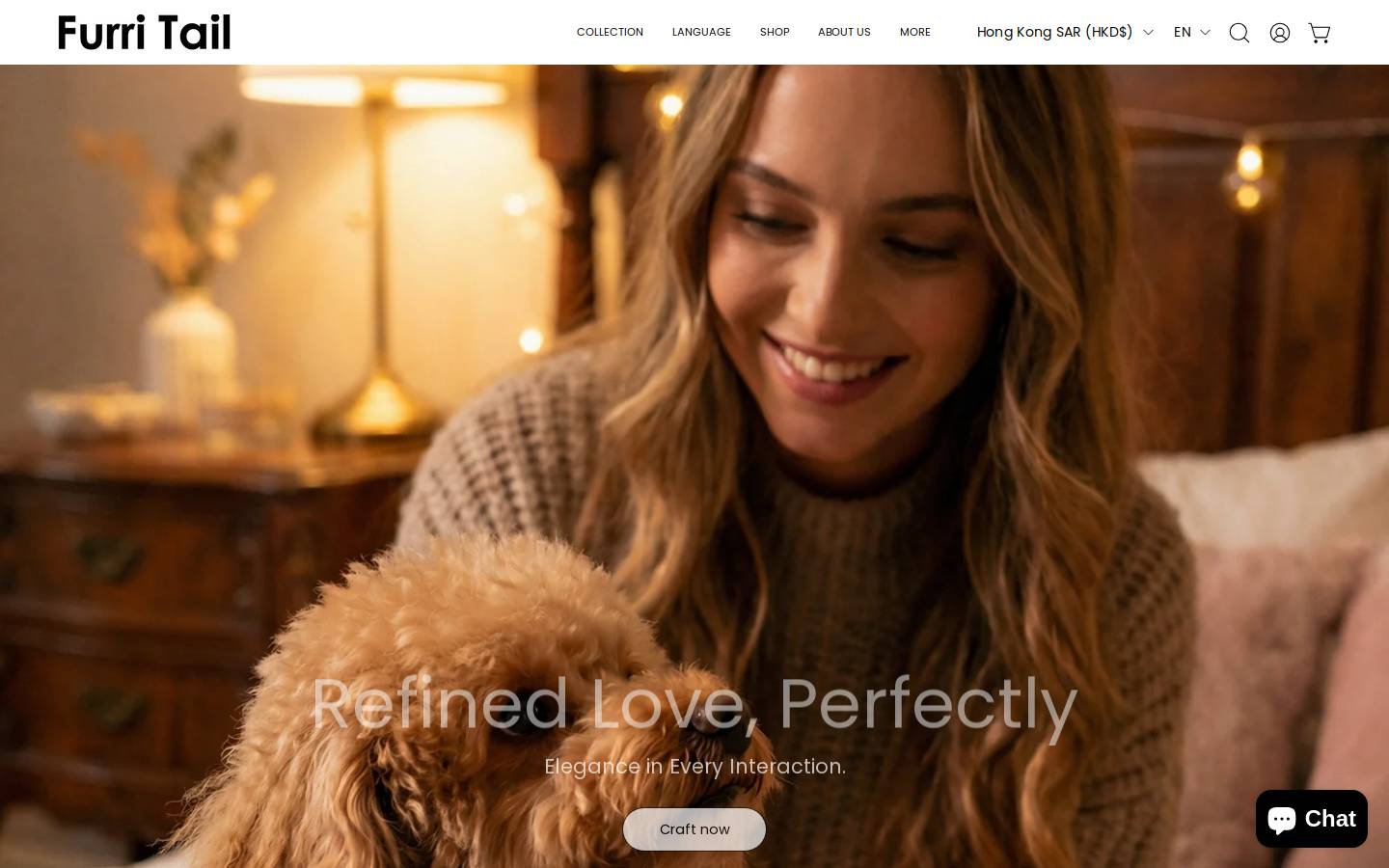 furritail.com homepage screenshot