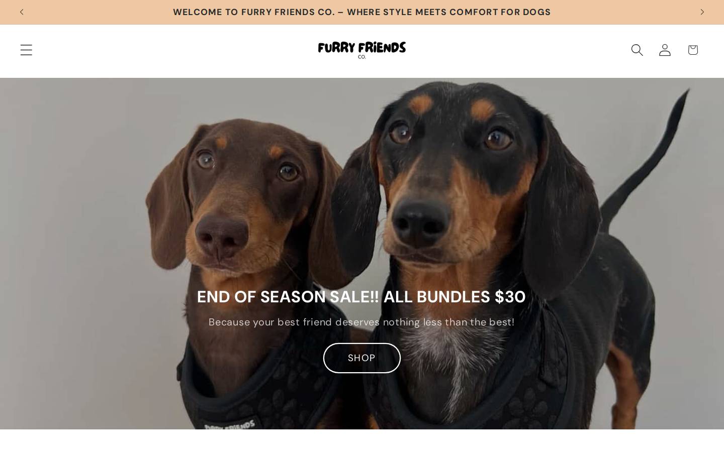 furryfriendsco.com.au homepage screenshot