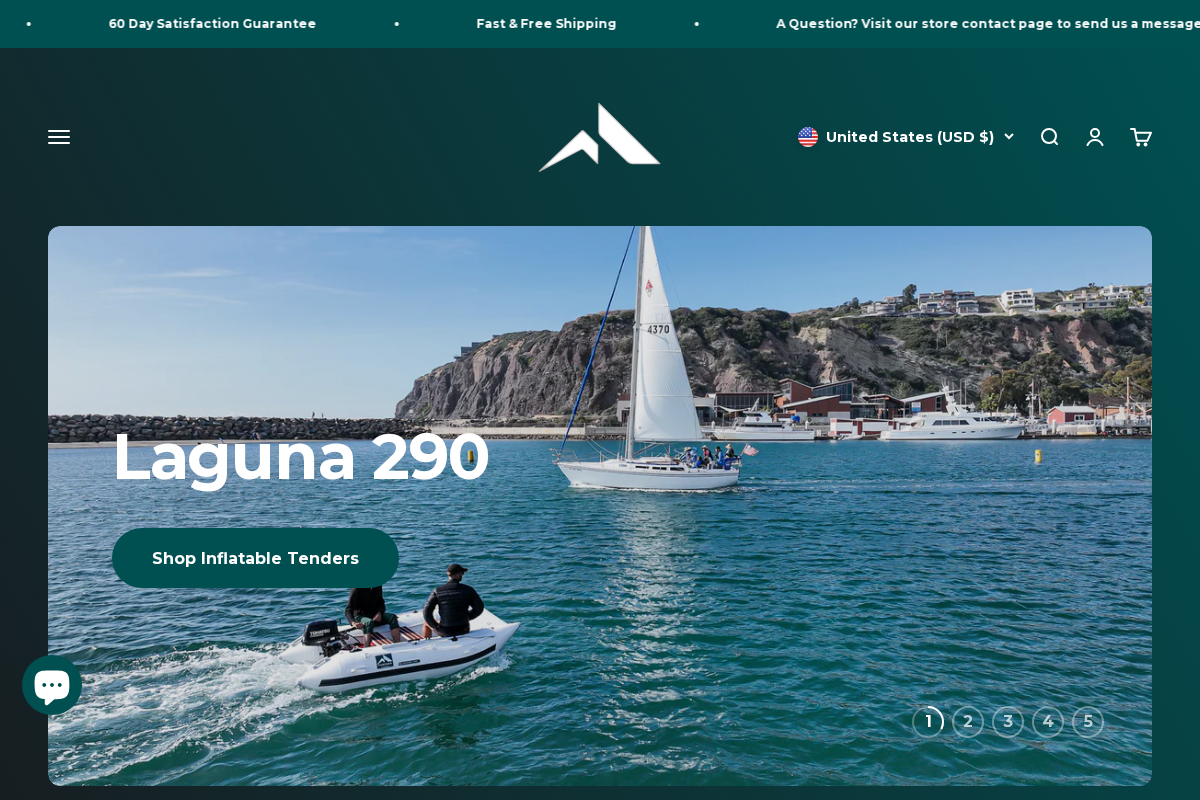 Further Customs homepage screenshot