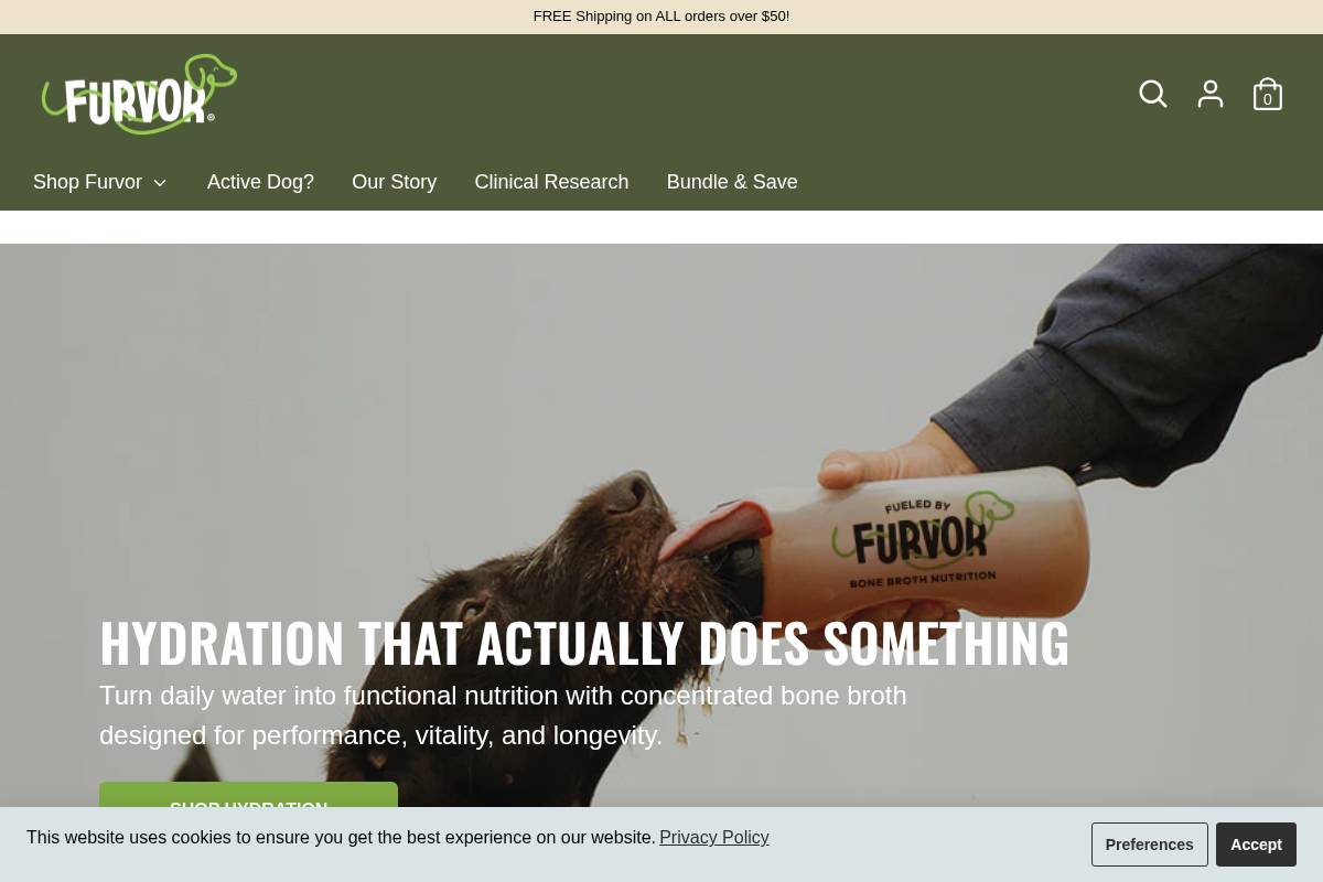 Furvorpet homepage screenshot
