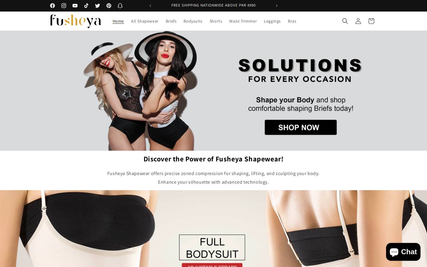 fusheya.com homepage screenshot