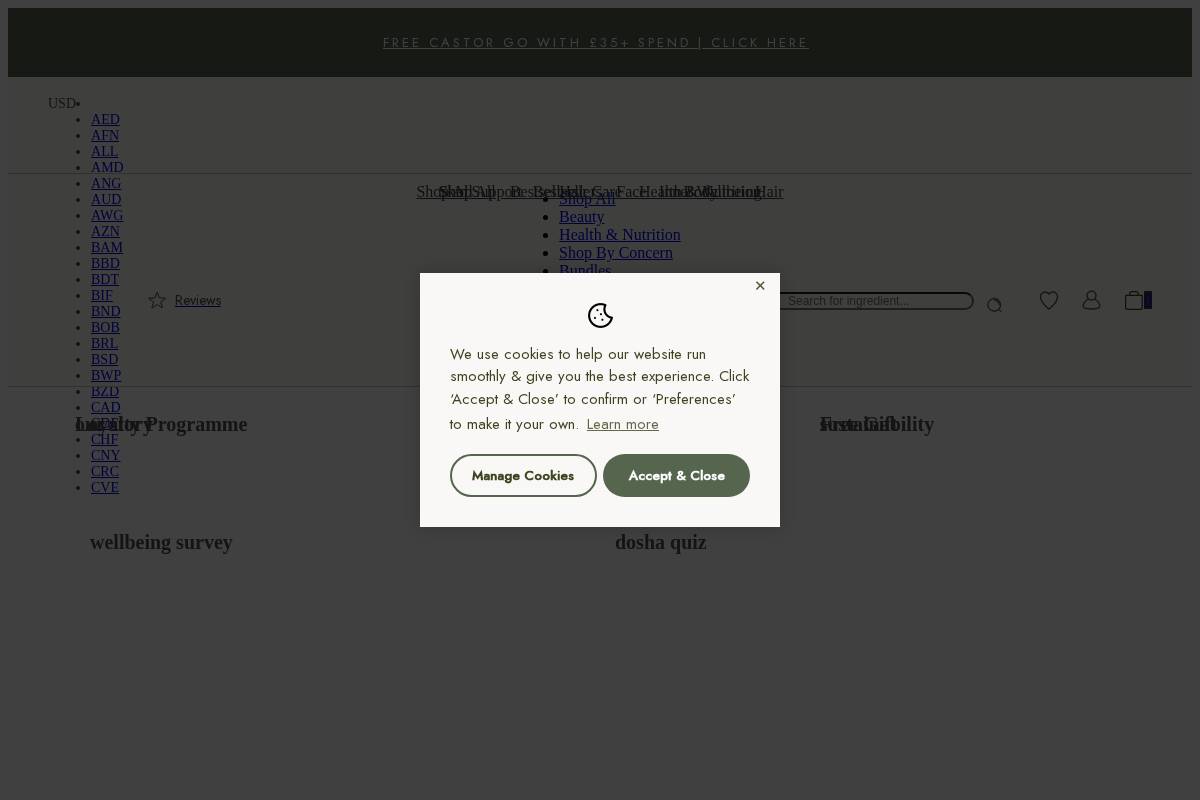 Fushiwellbeing homepage screenshot