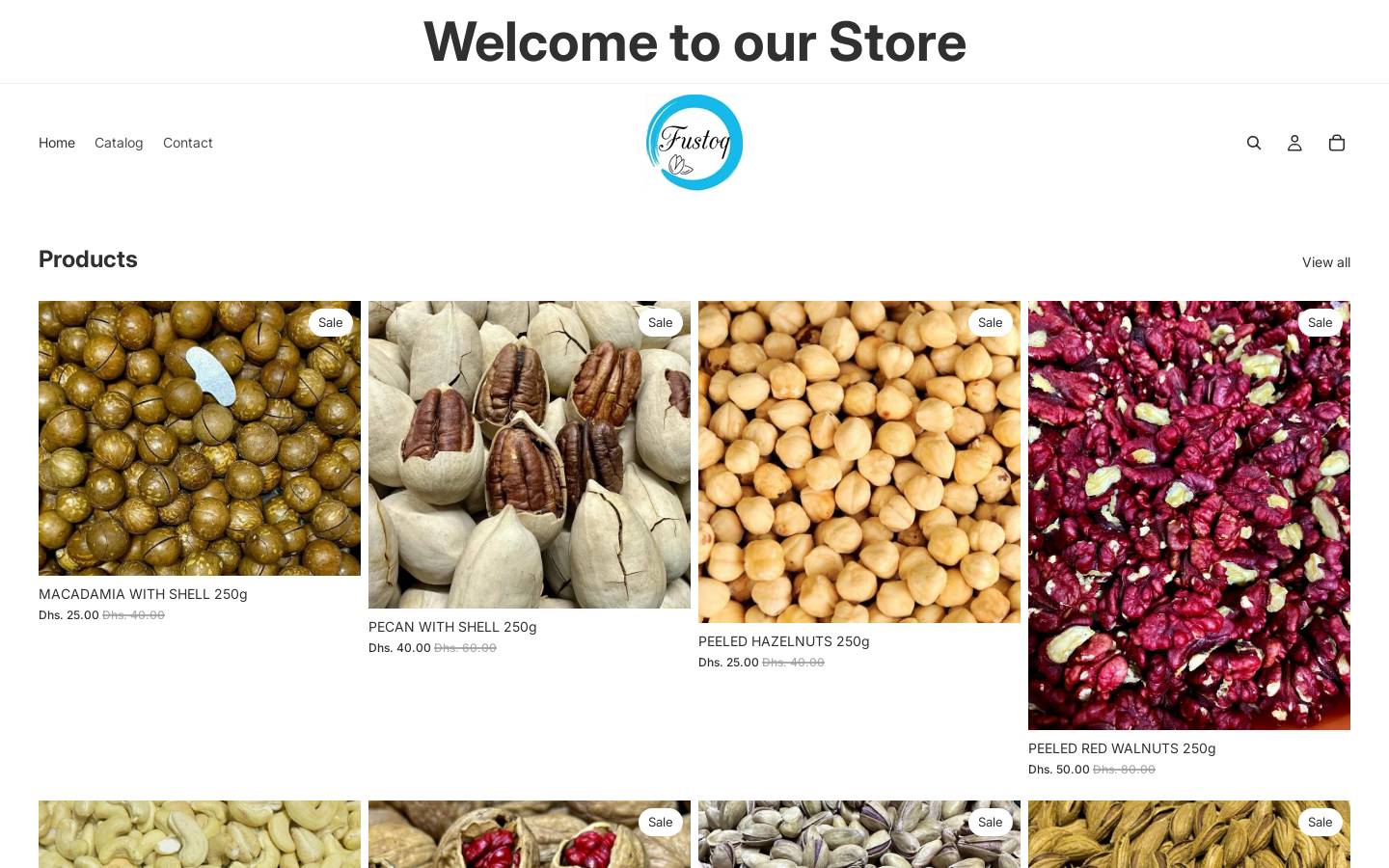 fustoqnuts.com homepage screenshot