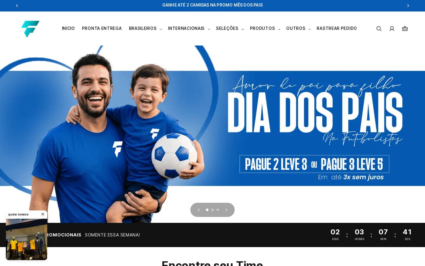 futebolistas.com.br homepage screenshot