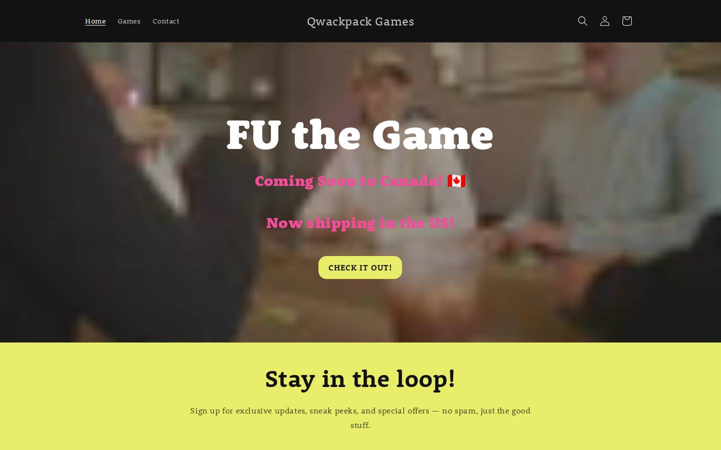 futhegame.com homepage screenshot