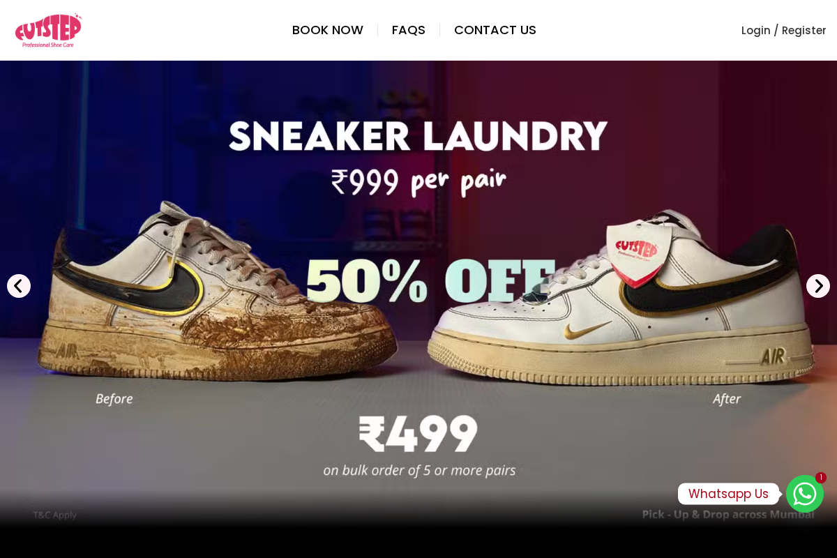 futstep.in homepage screenshot