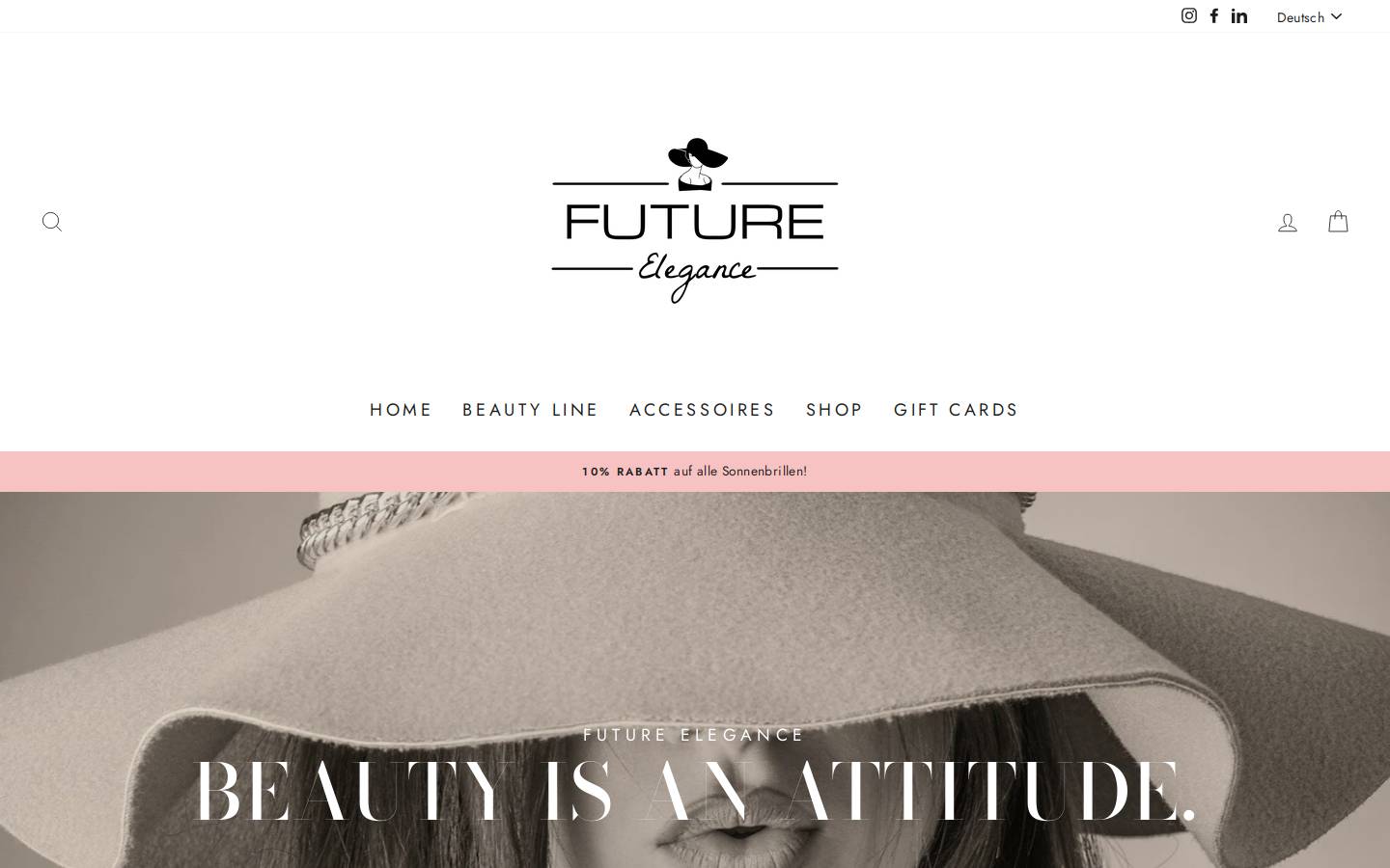 future-elegance.de homepage screenshot
