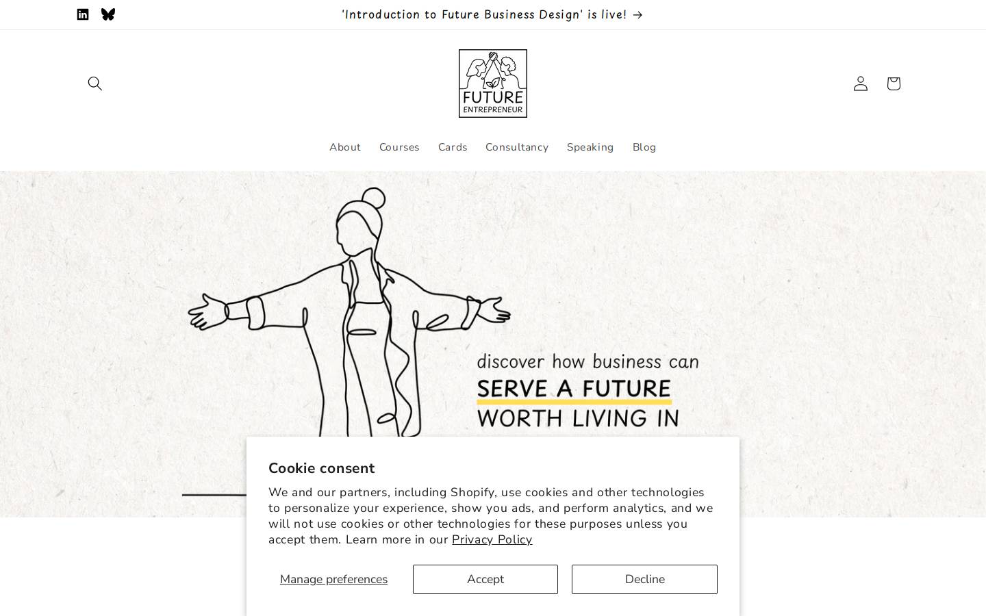 future-entrepreneur.com homepage screenshot