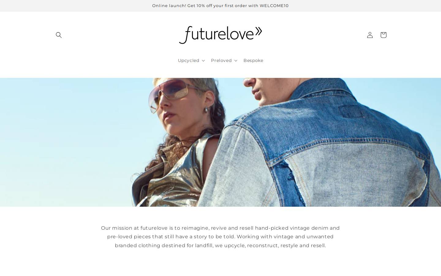 futurelove.co.uk homepage screenshot