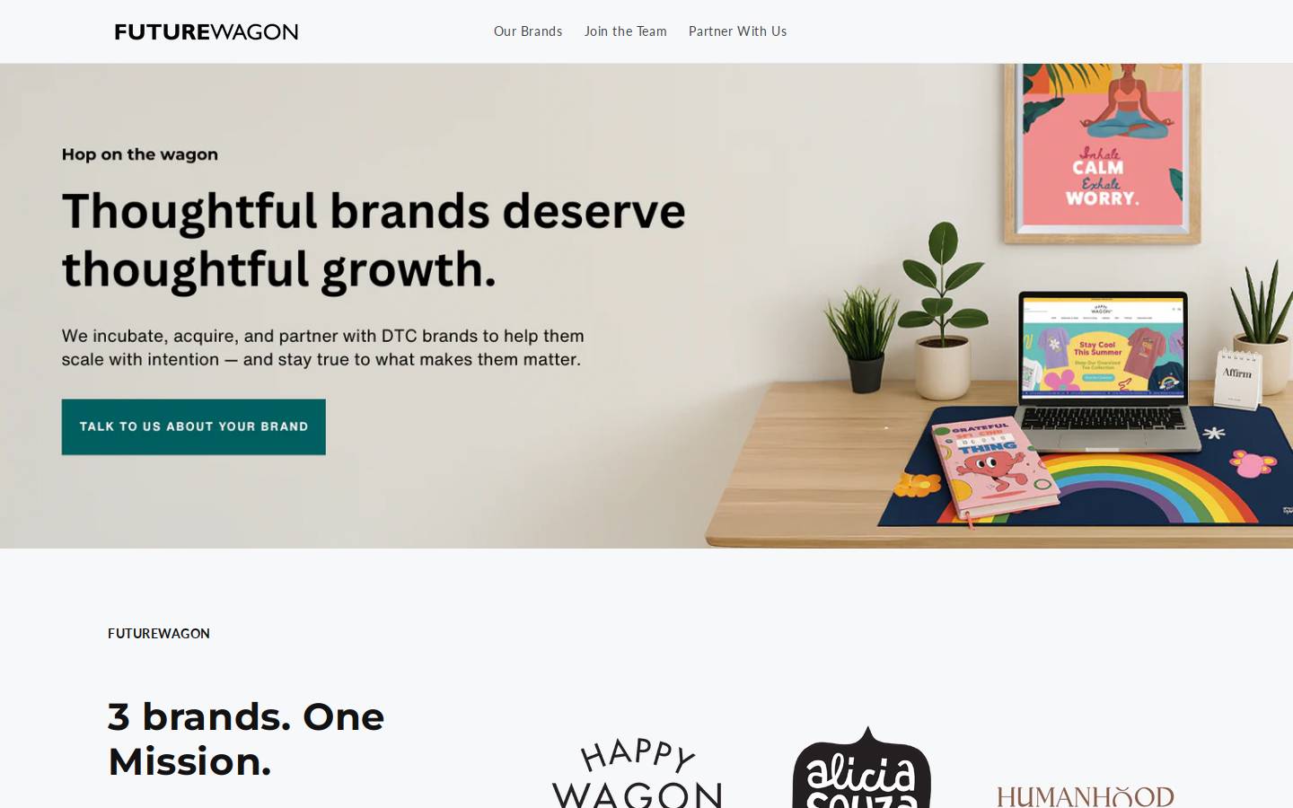 futurewagon.com homepage screenshot
