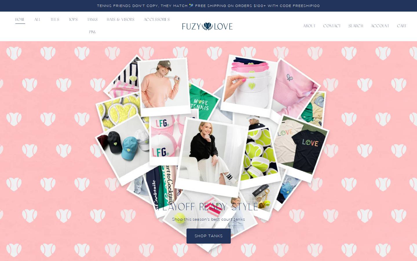 fuzylove.com homepage screenshot