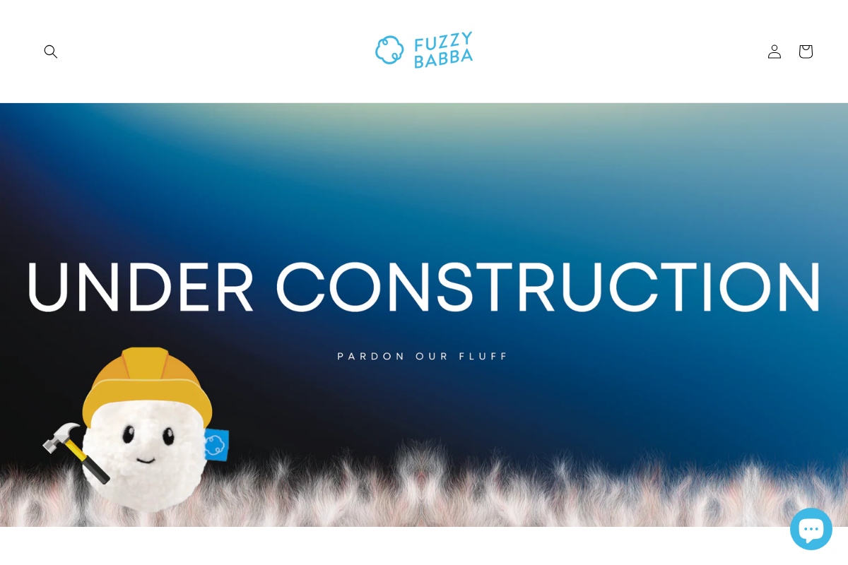 Fuzzy Babba homepage screenshot